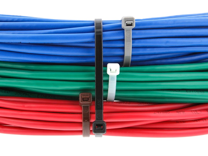 SECURE CABLETIES Secure 8 Inch Brown 50 lb Standard Nylon Cable Tie - 100 Pack - Image 3